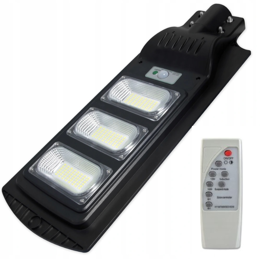 150W solar straatlantaarn - 144 LED - 3000 Lumen 150W solar straatlantaarn - 144 LED - 3000 Lumen